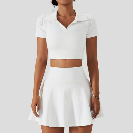 Women's Quick-Drying Tennis Suit Set for Gym & Outdoor