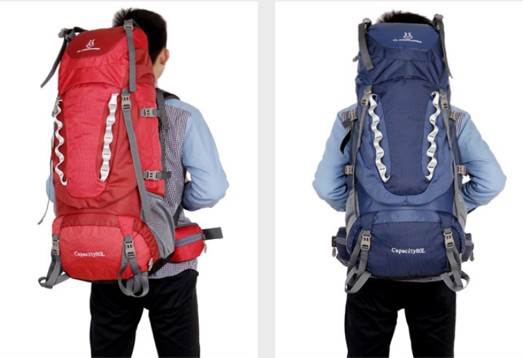 80L Outdoor Travel Backpack for Hiking and Sports