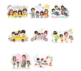Custom Creative Car Keychain with Cute Cartoon Design