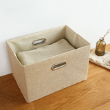 Japanese Minimalist Foldable Cotton Linen Storage Box