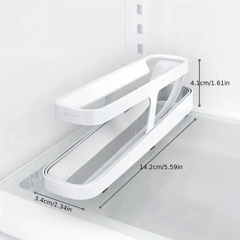 1pc Plastic Egg Holder for Fridge Storage Organizer