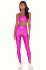 Rose Red Yoga Fitness Vest and Trousers Set