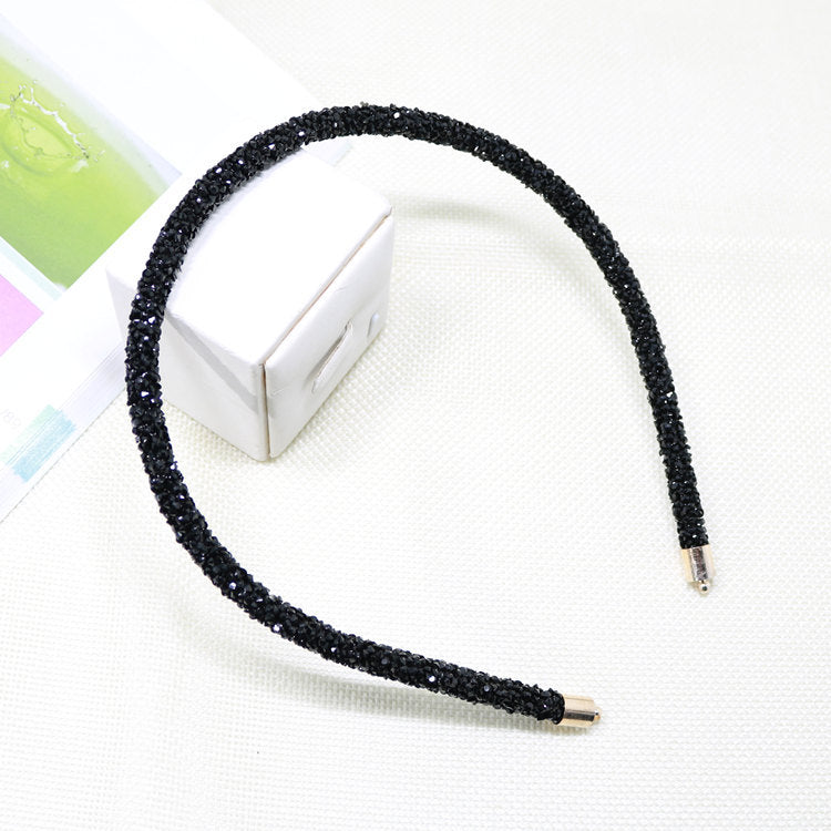 Sparkling Rhinestone Thin Headband Hair Accessory