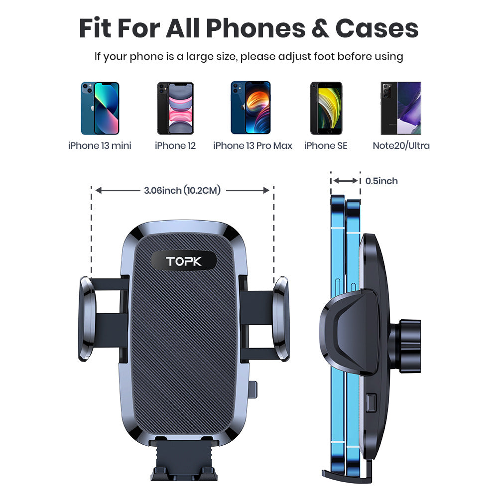 TOPK D36 Car Air Vent Phone Holder with Hook