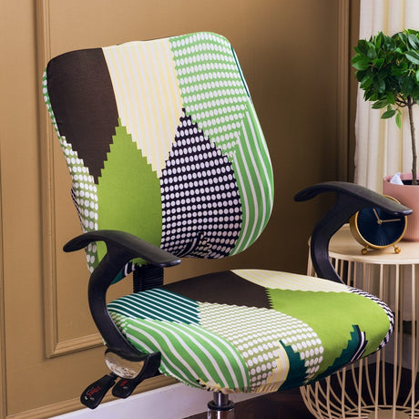 Simple Stretchable Office Chair Cover Set