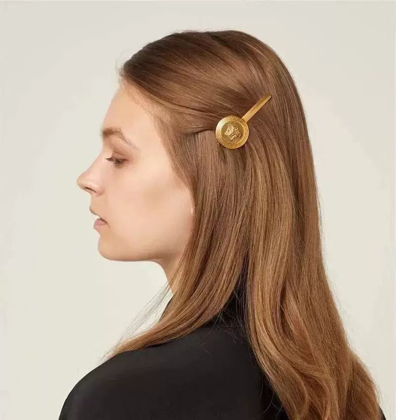 Copper Portrait Hair Clip (Bobby Pin)