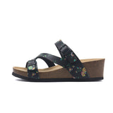 Cork Heeled Slippers for Elevated Outdoor Beach Style