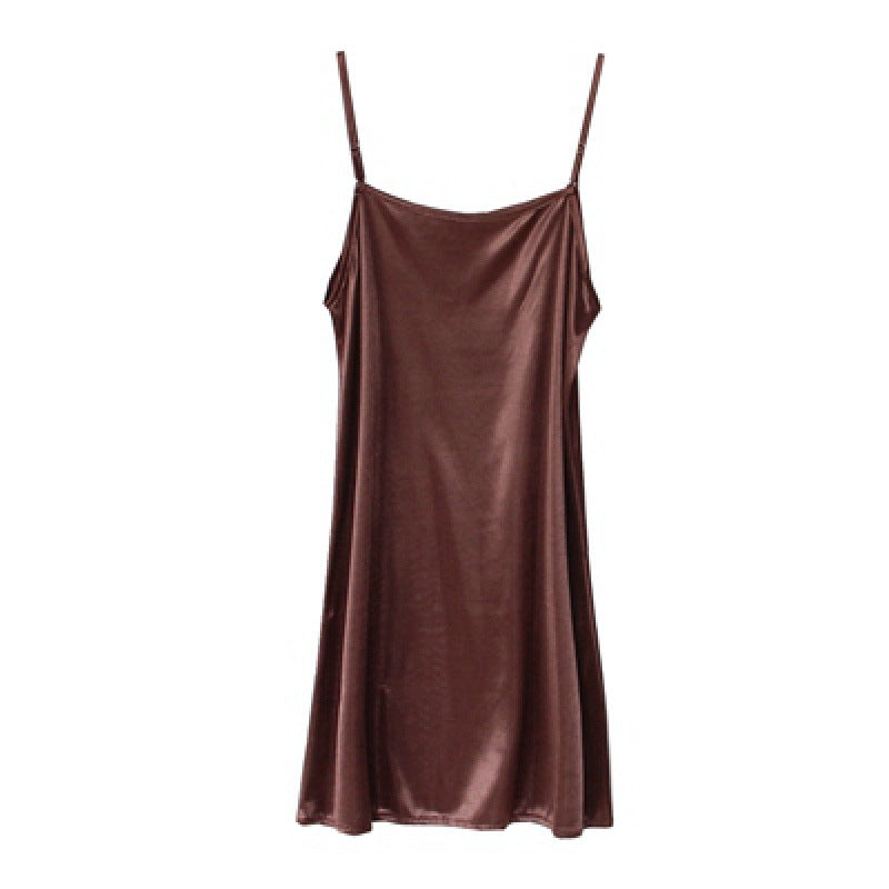 Thin Shoulder Strap Spring & Summer Dress Slip Petticoat