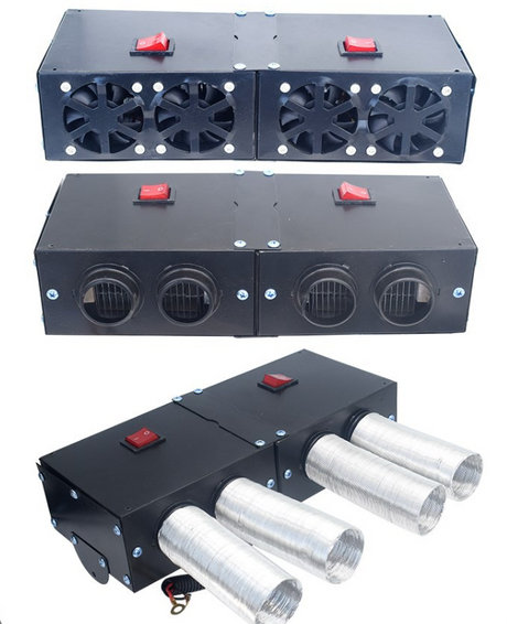 12V Car Heater with High Power Defroster Fan