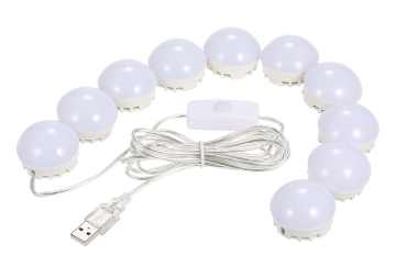 LED Bulb Makeup Mirror and Fill Light