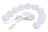 LED Bulb Makeup Mirror and Fill Light