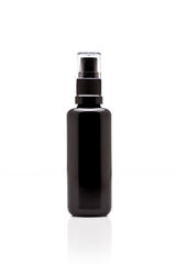 Infinity Jars 50 Ml (1.7 fl oz) Black Ultraviolet Glass Fine Mist Spray Bottle Cleaning Products Refillable Containers Homemade Perfume Blends Room Sprays Bath Beauty Hair Screw Top Bottles 3-Pack