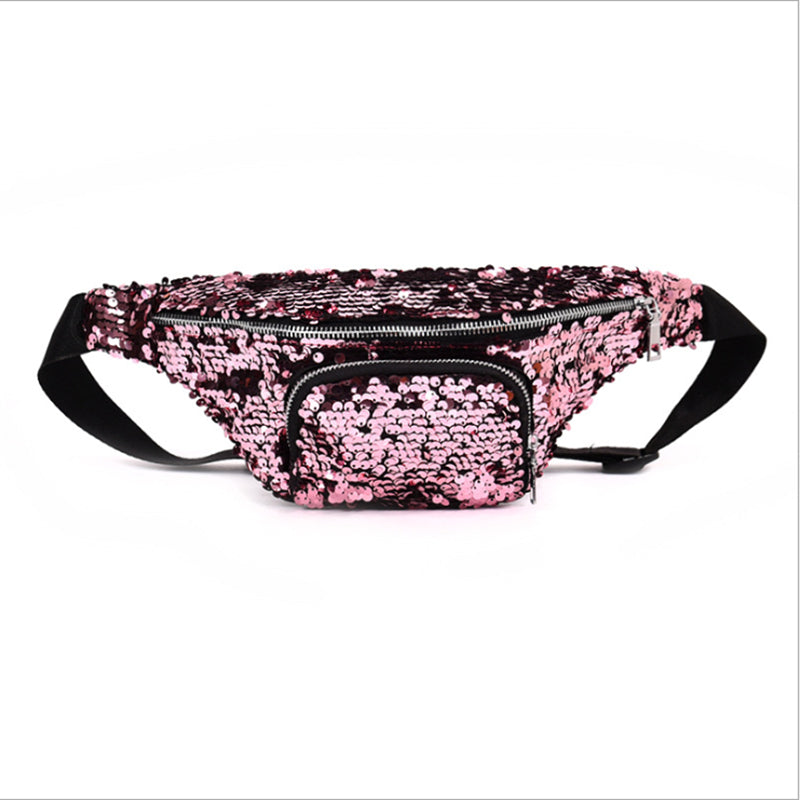 Mermaid Makeup Waist Bag - Sequin Storage Pouch