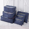 Fashionable Waterproof Travel Storage Cube Set of 6