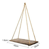 Wooden Partition Shelf for Storage and Display