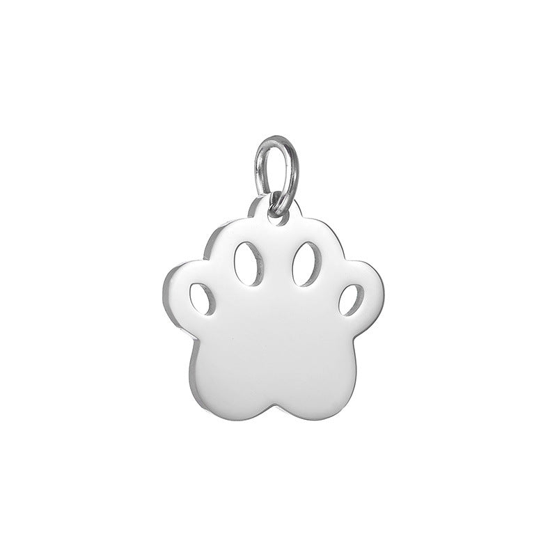 Polished Stainless Steel Pet Accessories for DIY Crafts