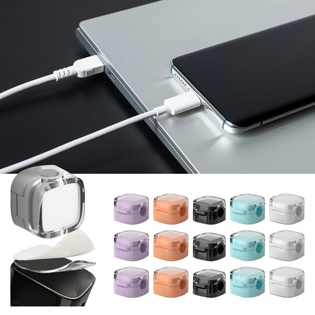 15 Pack Cable Organizer Clip Organizer Magnetic Wire Clip Self-Adhesive Wire Holder Under Desk Cable Management Office Home Desk Nightstand Wall Car Desktop Phones USB Charging Cable Storage