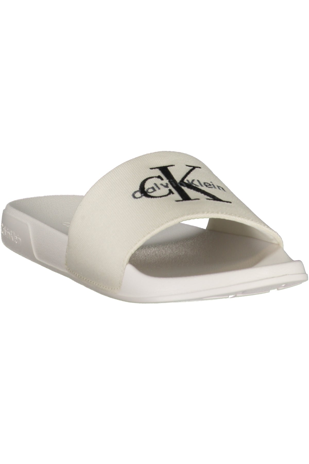 CALVIN KLEIN WOMEN'S WHITE SLIPPER FOOTWEAR