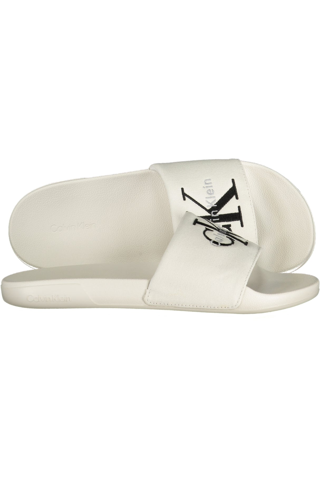 CALVIN KLEIN MEN'S WHITE SLIPPER FOOTWEAR