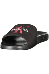 CALVIN KLEIN MEN'S BLACK SLIPPER FOOTWEAR