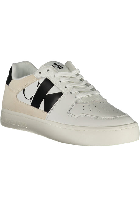 CALVIN KLEIN WHITE MEN'S SPORTS SHOES