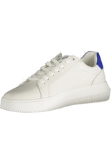 CALVIN KLEIN WHITE MEN'S SPORTS SHOES