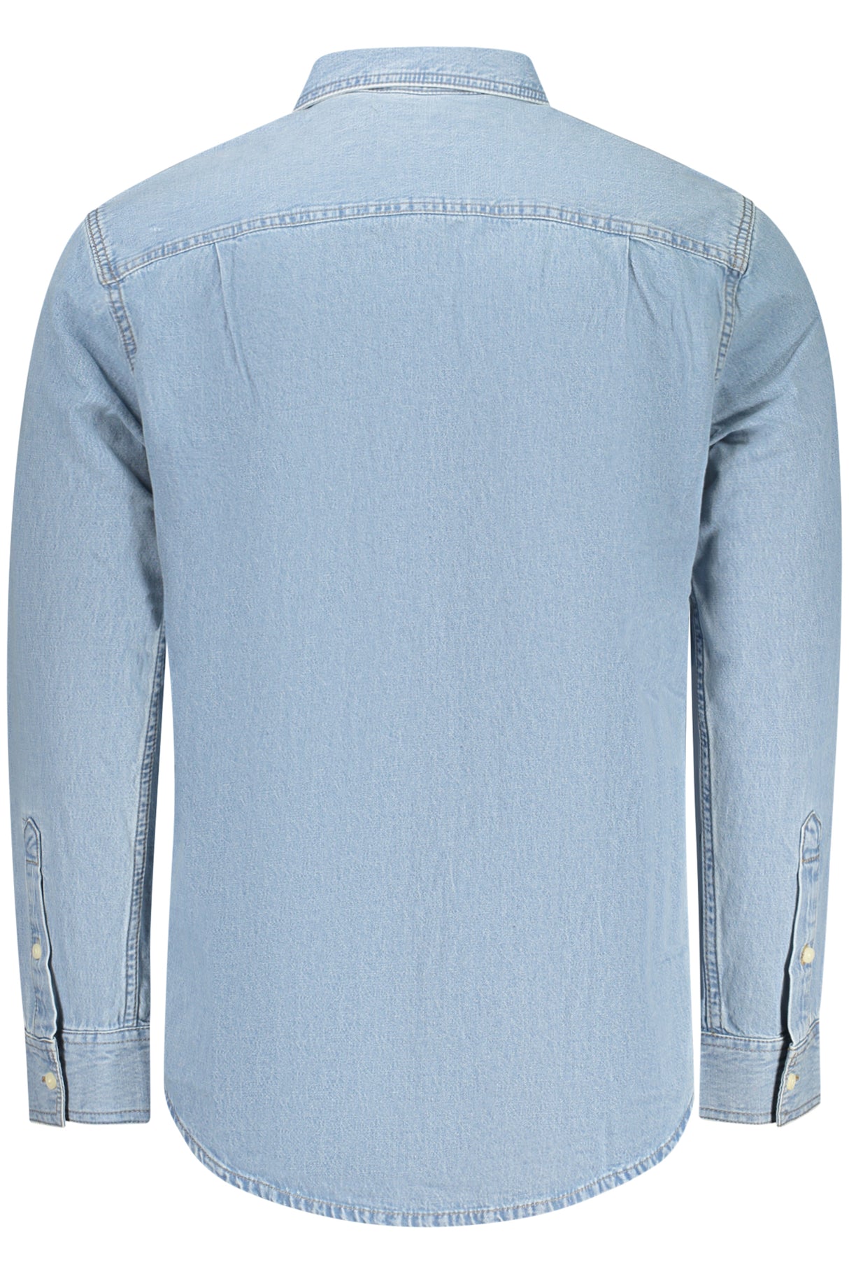 CALVIN KLEIN MEN'S LONG-SLEEVED SHIRT, BLUE