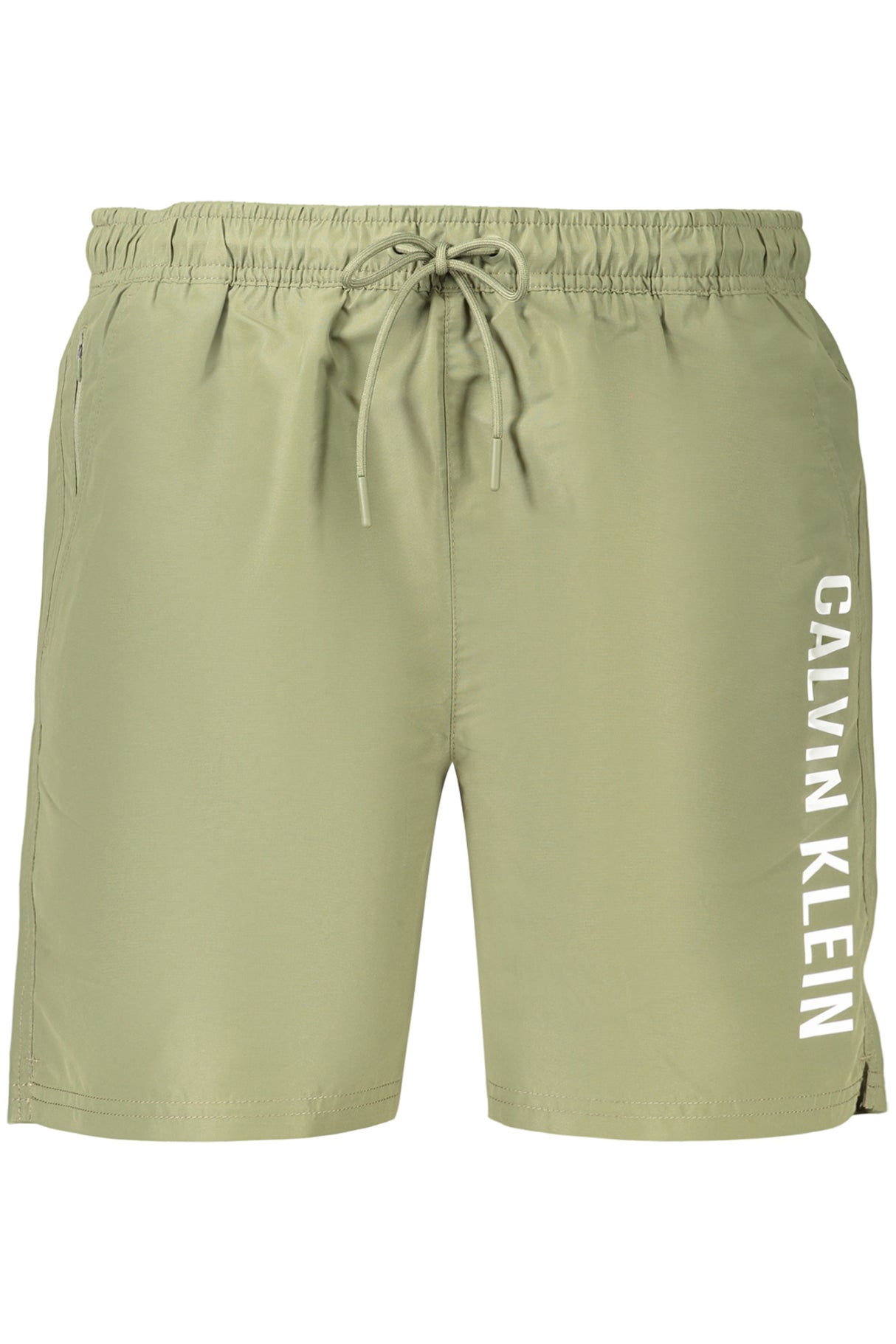 CALVIN KLEIN MEN'S GREEN BOTTOM SWIMSUIT