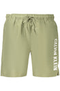 CALVIN KLEIN MEN'S GREEN BOTTOM SWIMSUIT