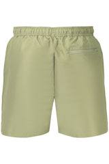 CALVIN KLEIN MEN'S GREEN BOTTOM SWIMSUIT