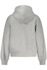 CALVIN KLEIN WOMEN'S ZIPPED SWEATSHIRT GREY