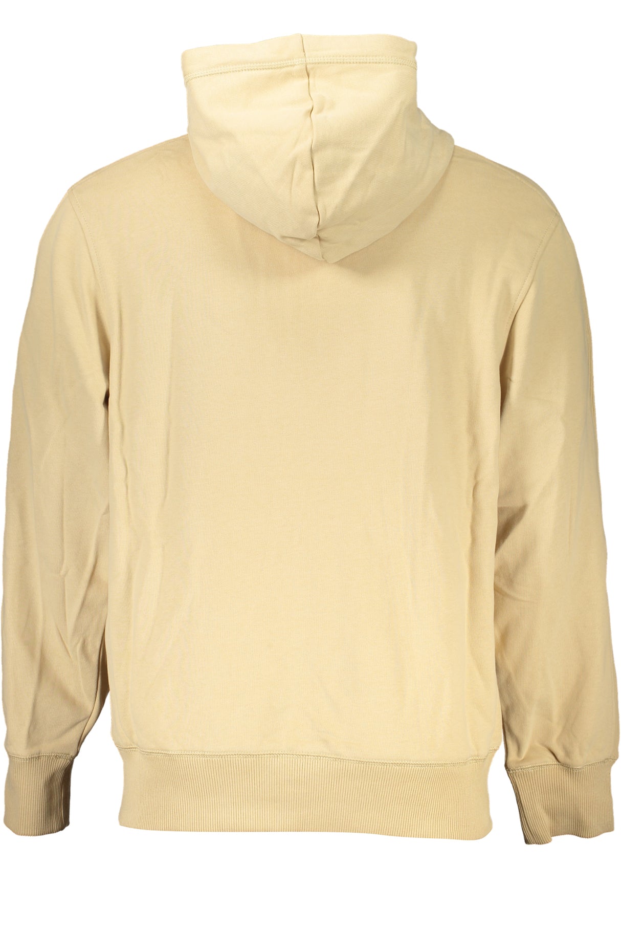 CALVIN KLEIN MEN'S BEIGE ZIP SWEATSHIRT