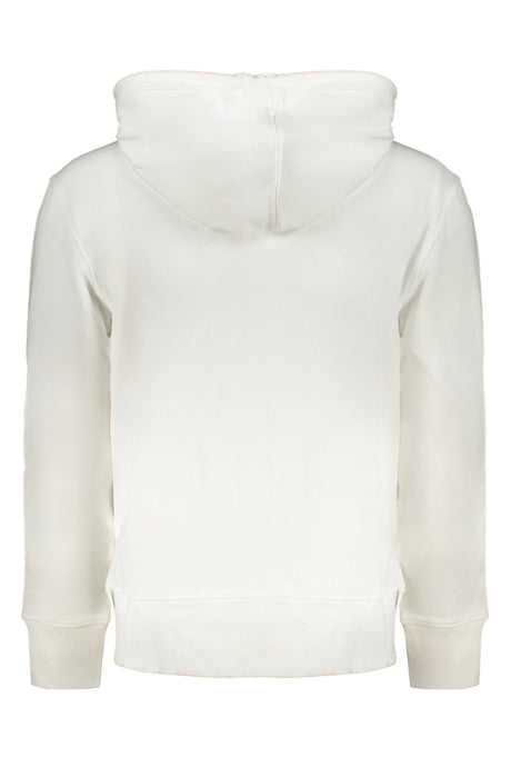 CALVIN KLEIN MEN'S WHITE ZIP SWEATSHIRT