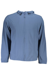 CALVIN KLEIN MEN'S BLUE ZIPPED SWEATSHIRT