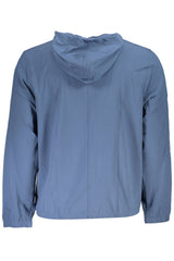 CALVIN KLEIN MEN'S BLUE ZIPPED SWEATSHIRT