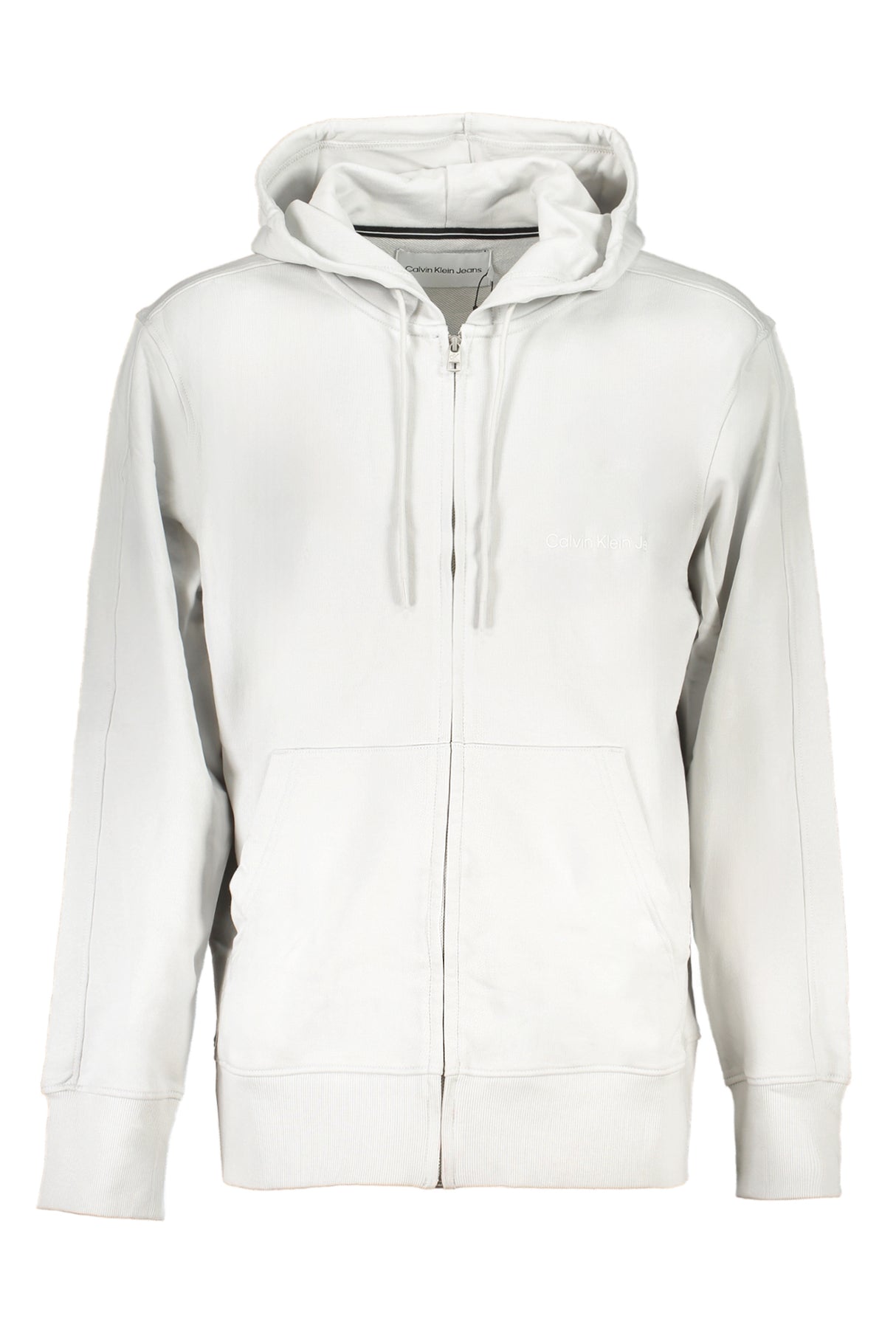 CALVIN KLEIN MEN'S GRAY ZIP SWEATSHIRT