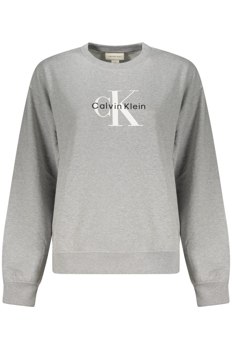 CALVIN KLEIN SWEATSHIRT WITHOUT ZIP WOMEN GREY