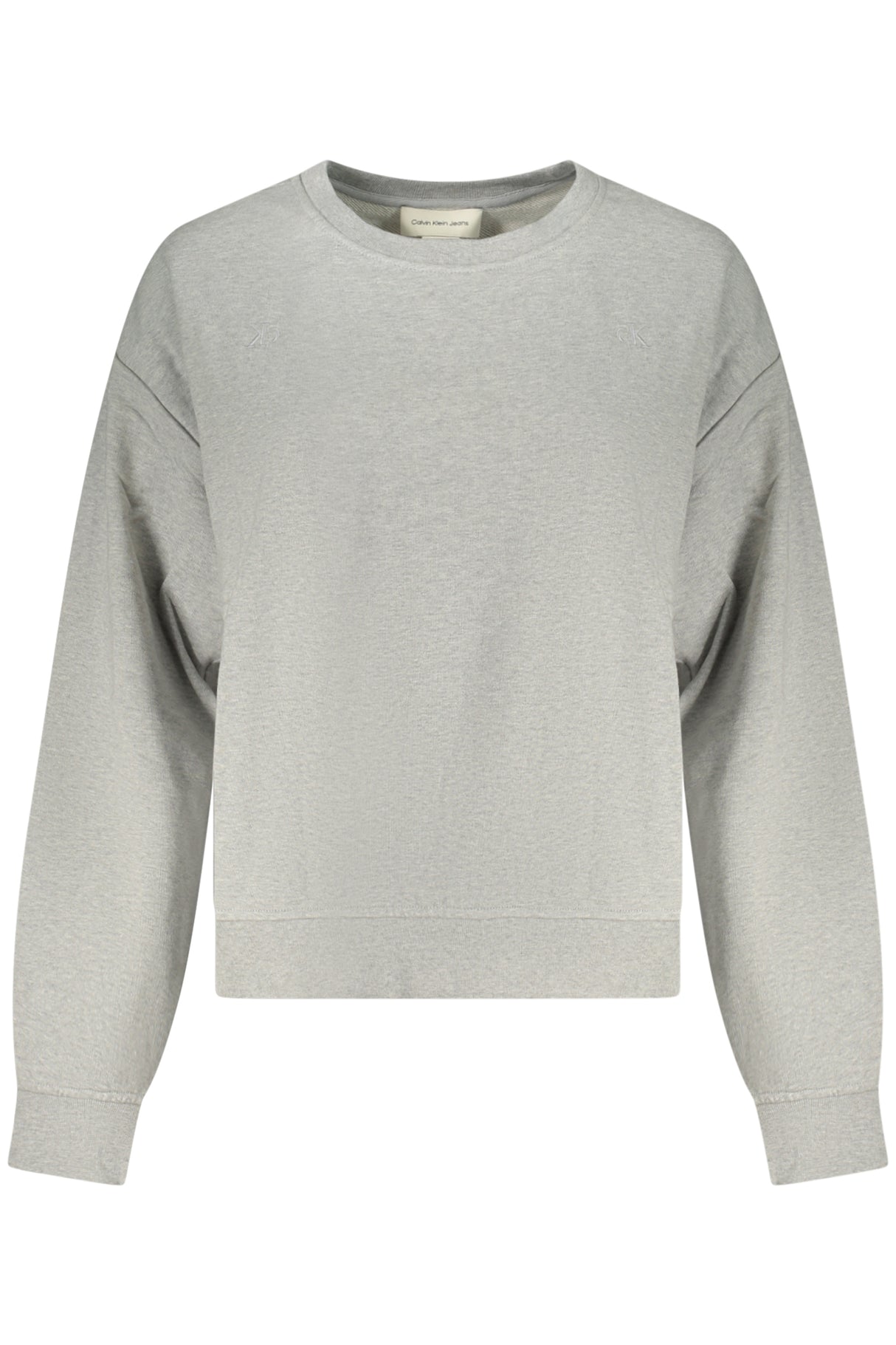 CALVIN KLEIN WOMEN'S GRAY ZIP-UP SWEATSHIRT