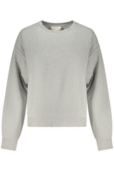 CALVIN KLEIN WOMEN'S GRAY ZIP-UP SWEATSHIRT