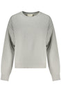 CALVIN KLEIN WOMEN'S GRAY ZIP-UP SWEATSHIRT