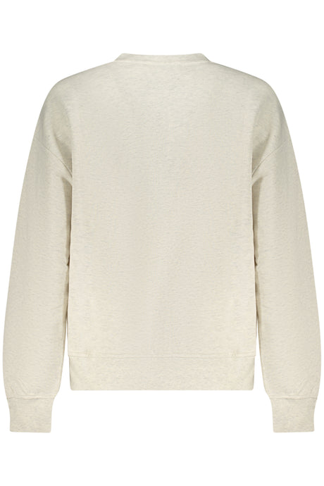 CALVIN KLEIN WOMEN'S GRAY ZIP-UP SWEATSHIRT