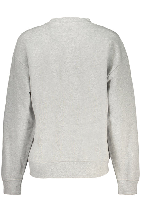 CALVIN KLEIN WOMEN'S GRAY ZIP-UP SWEATSHIRT