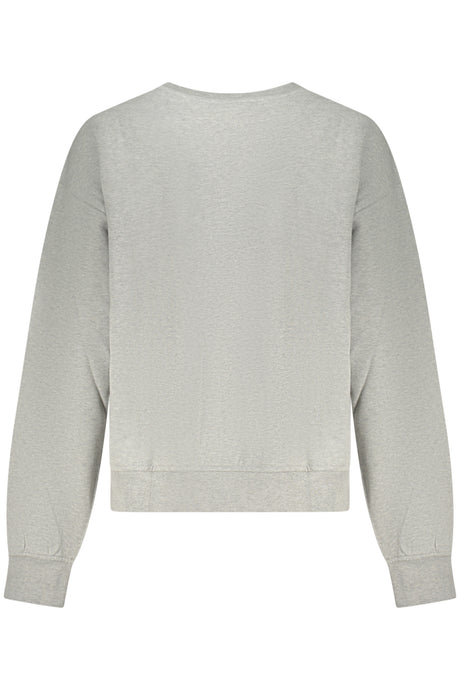 CALVIN KLEIN WOMEN'S GRAY ZIP-UP SWEATSHIRT