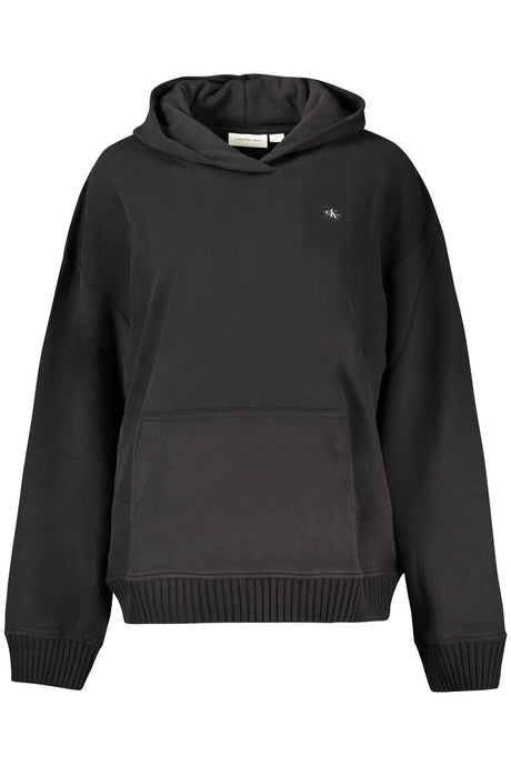 CALVIN KLEIN SWEATSHIRT WITHOUT ZIP WOMEN BLACK