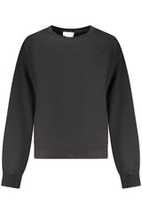 CALVIN KLEIN WOMEN'S BLACK ZIP-UP SWEATSHIRT