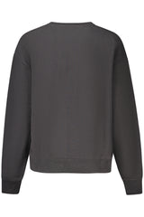 CALVIN KLEIN WOMEN'S BLACK ZIP-UP SWEATSHIRT