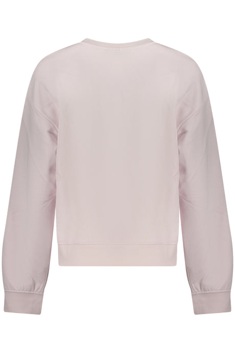 CALVIN KLEIN WOMEN'S PINK ZIP-UP SWEATSHIRT