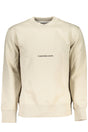 CALVIN KLEIN MEN'S BEIGE ZIPLESS SWEATSHIRT