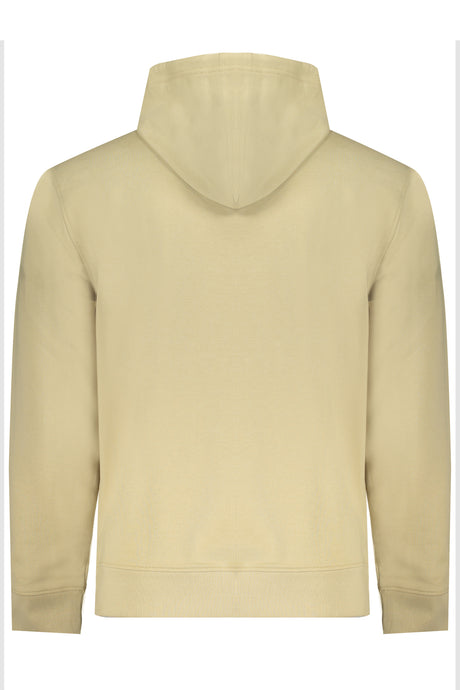 CALVIN KLEIN MEN'S BEIGE ZIPLESS SWEATSHIRT
