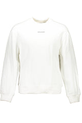 CALVIN KLEIN SWEATSHIRT WITHOUT ZIP MAN WHITE